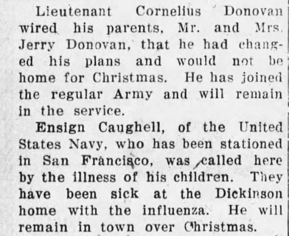 Donovan and Caughell Flu